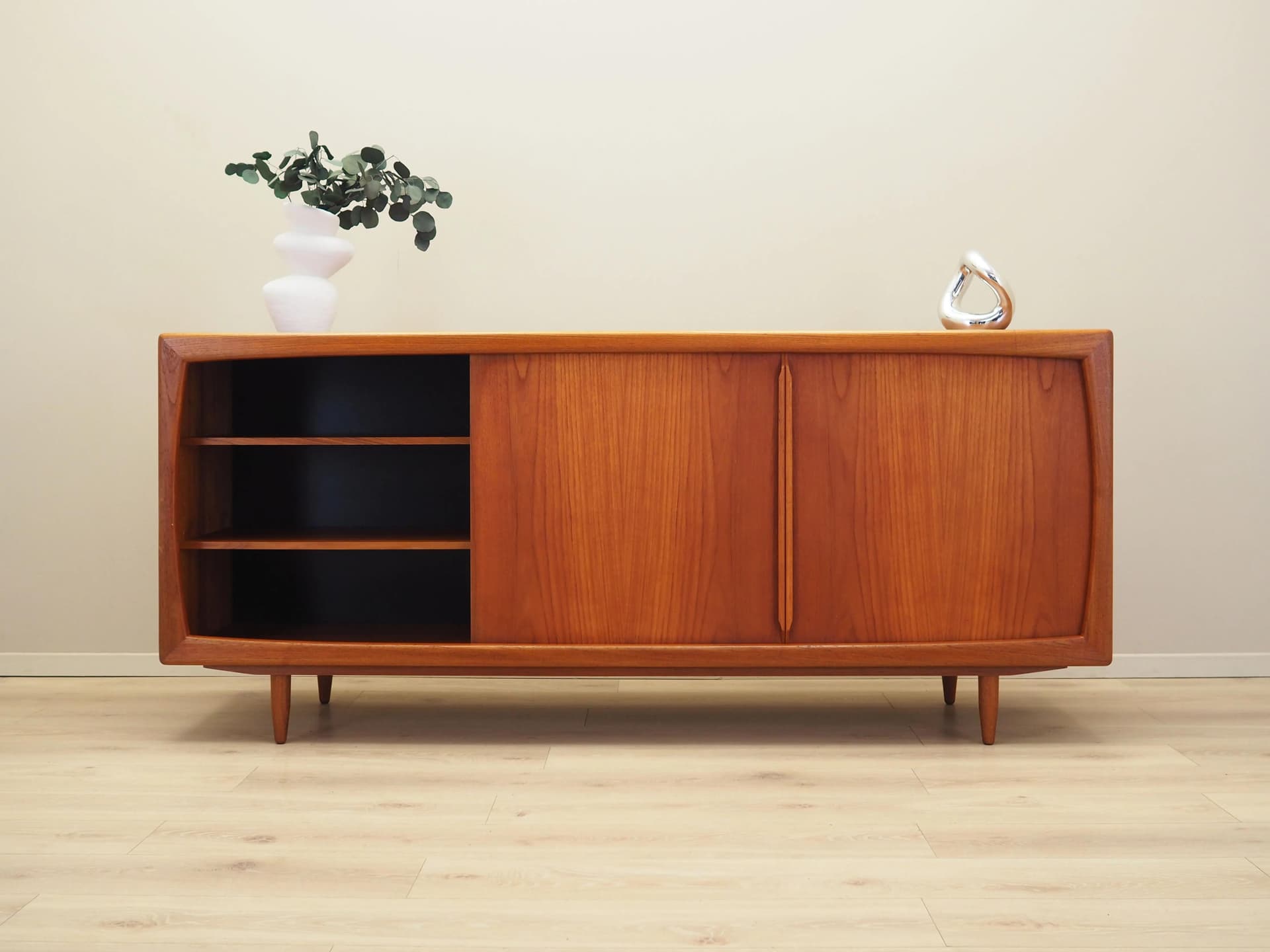 Sideboard, teak brązowy, Dania, lata 70. - 23368