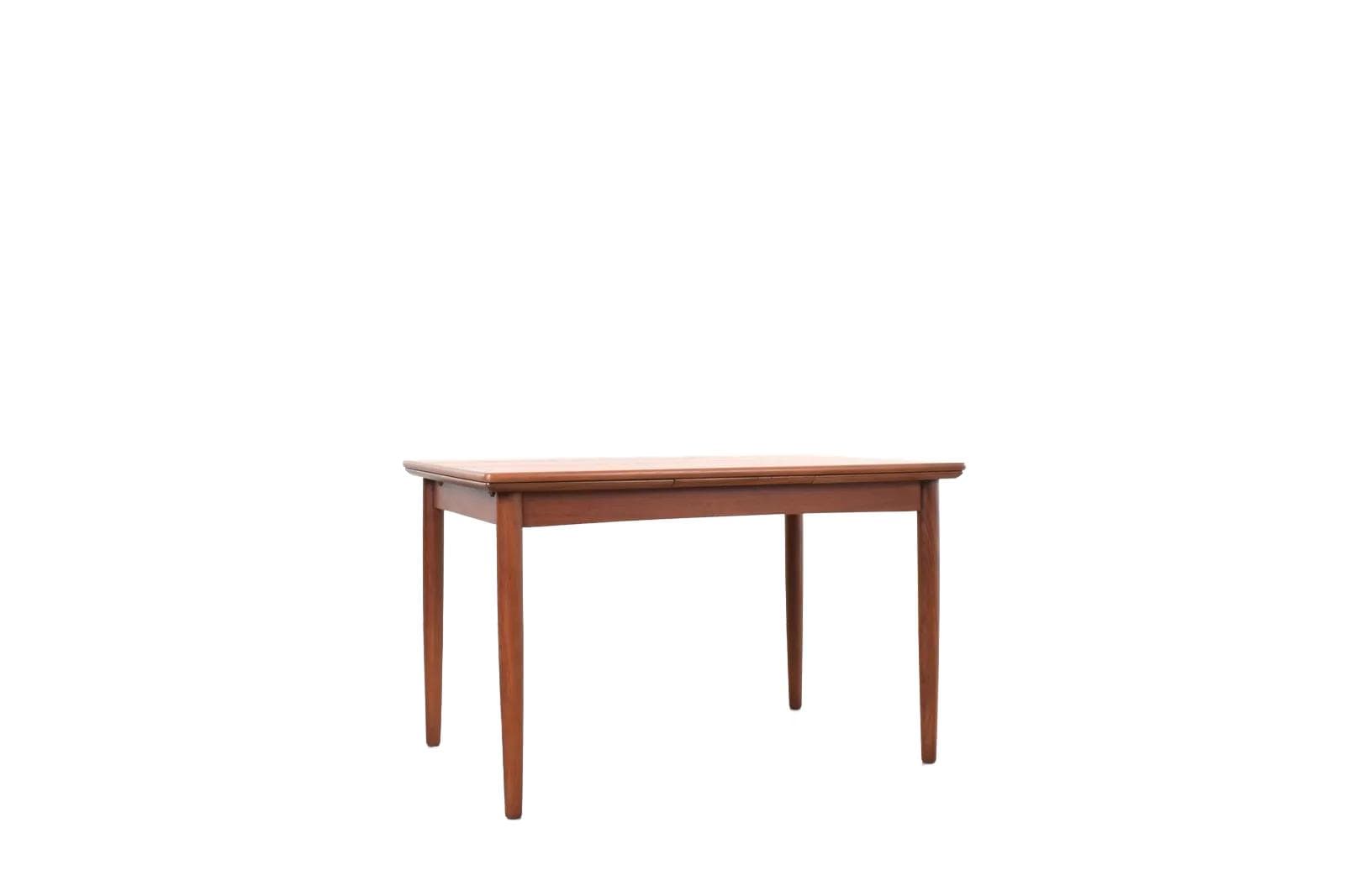 Table, brown teak, Denmark, 1960s
