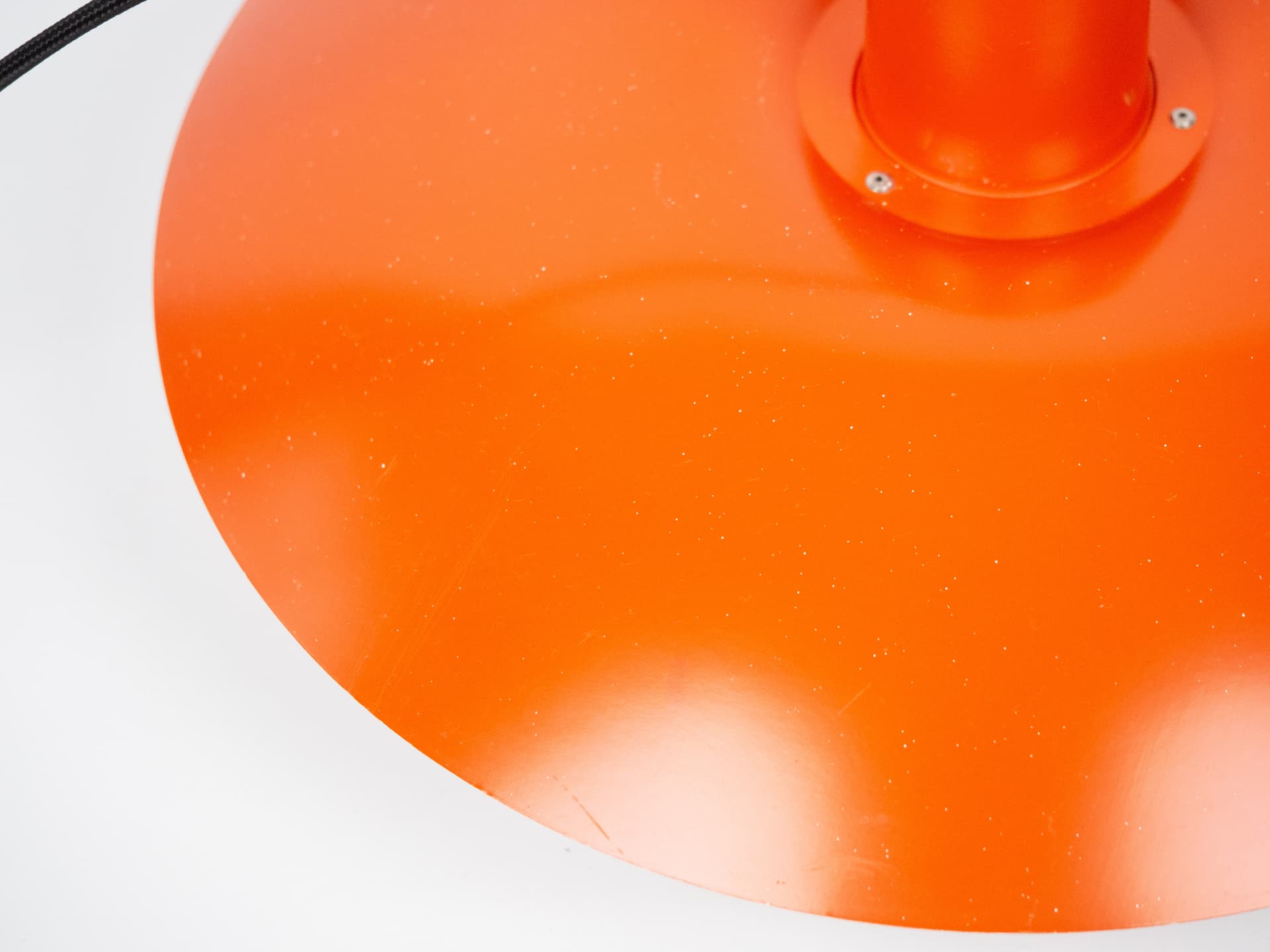 Lampa wisząca PH 4/3, czerwona, aluminium, proj. P. Henningsen, Louis Poulsen, Dania, lata 70. - 314902