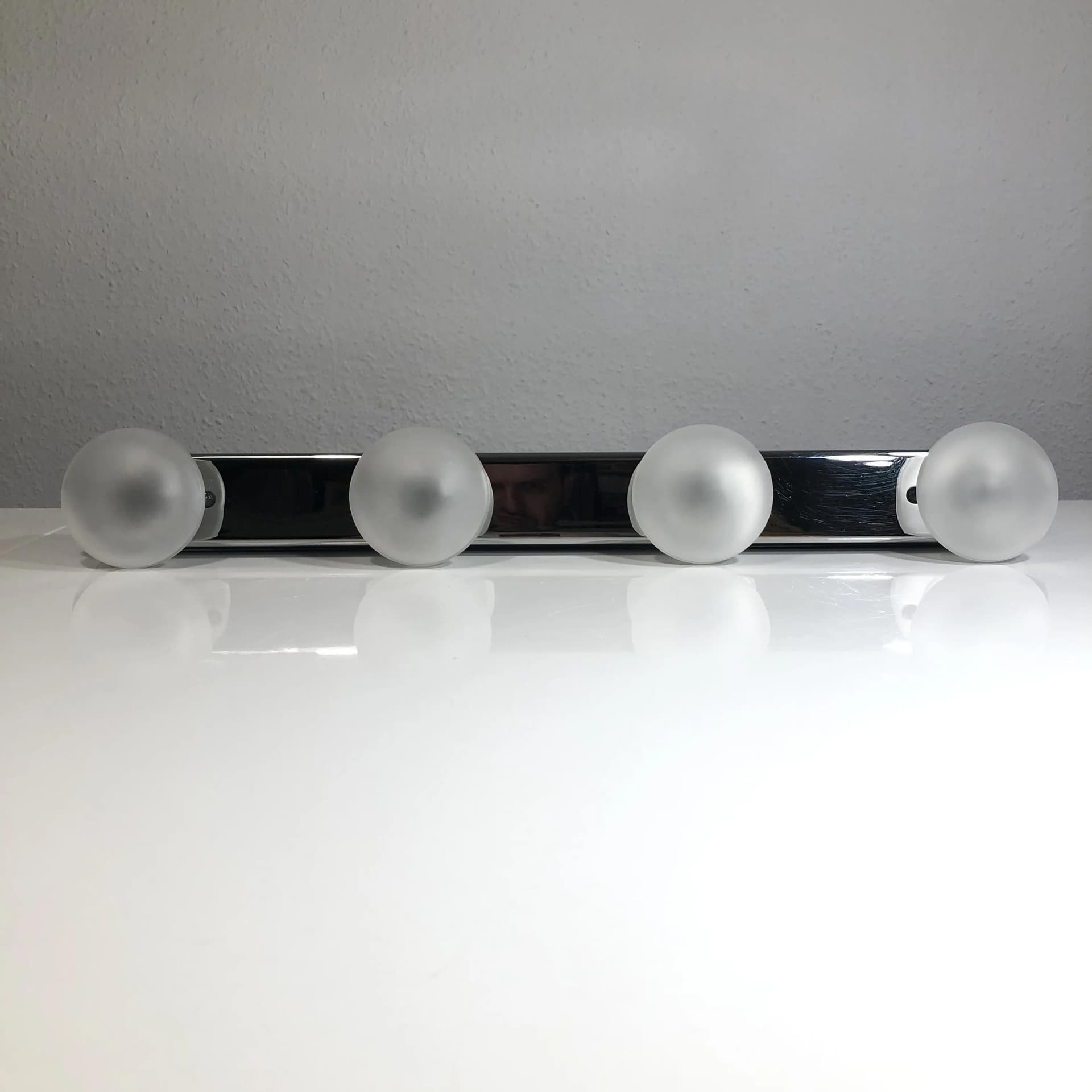 Kinkiet, chromowana stal, szkło, Grossmann Leuchten, Niemcy, lata 90. - 23202