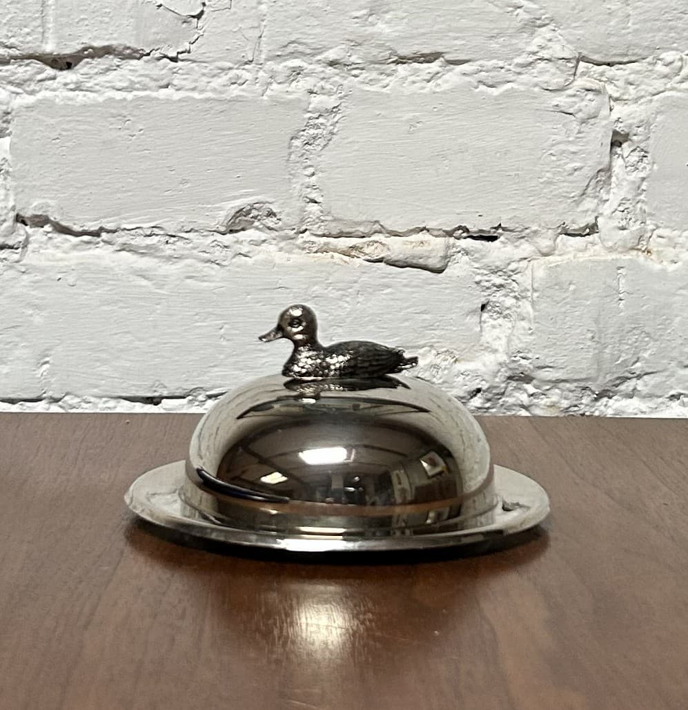 Maselniczka, srebrny, metal - 316439
