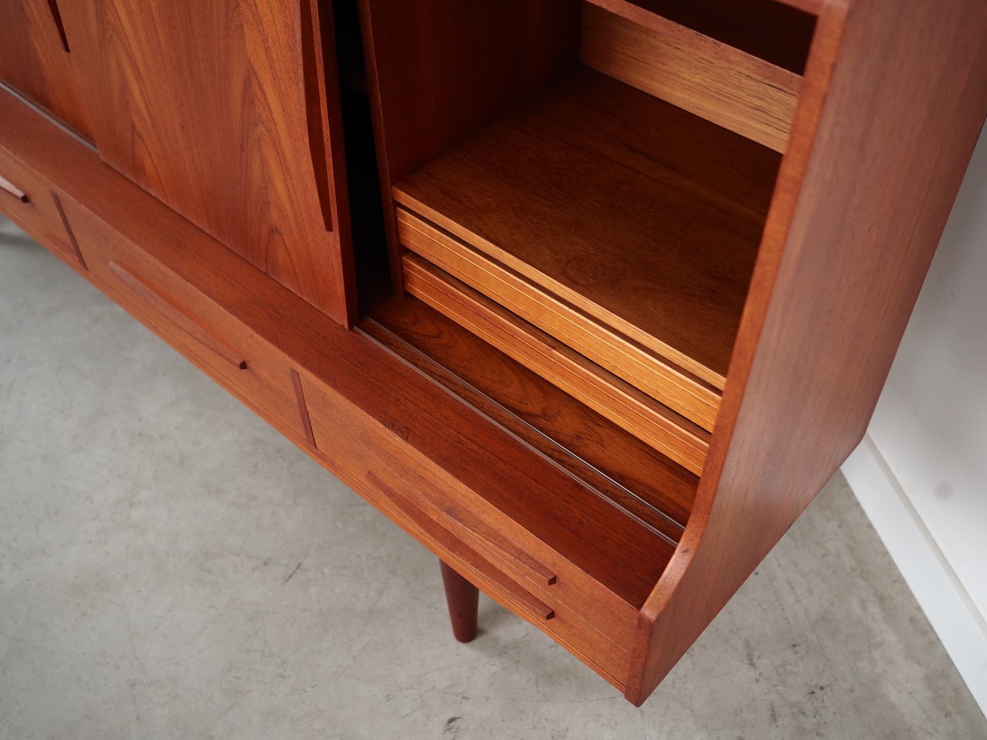 Highboard, teak, brązowy, Dania, lata 60. - 66469