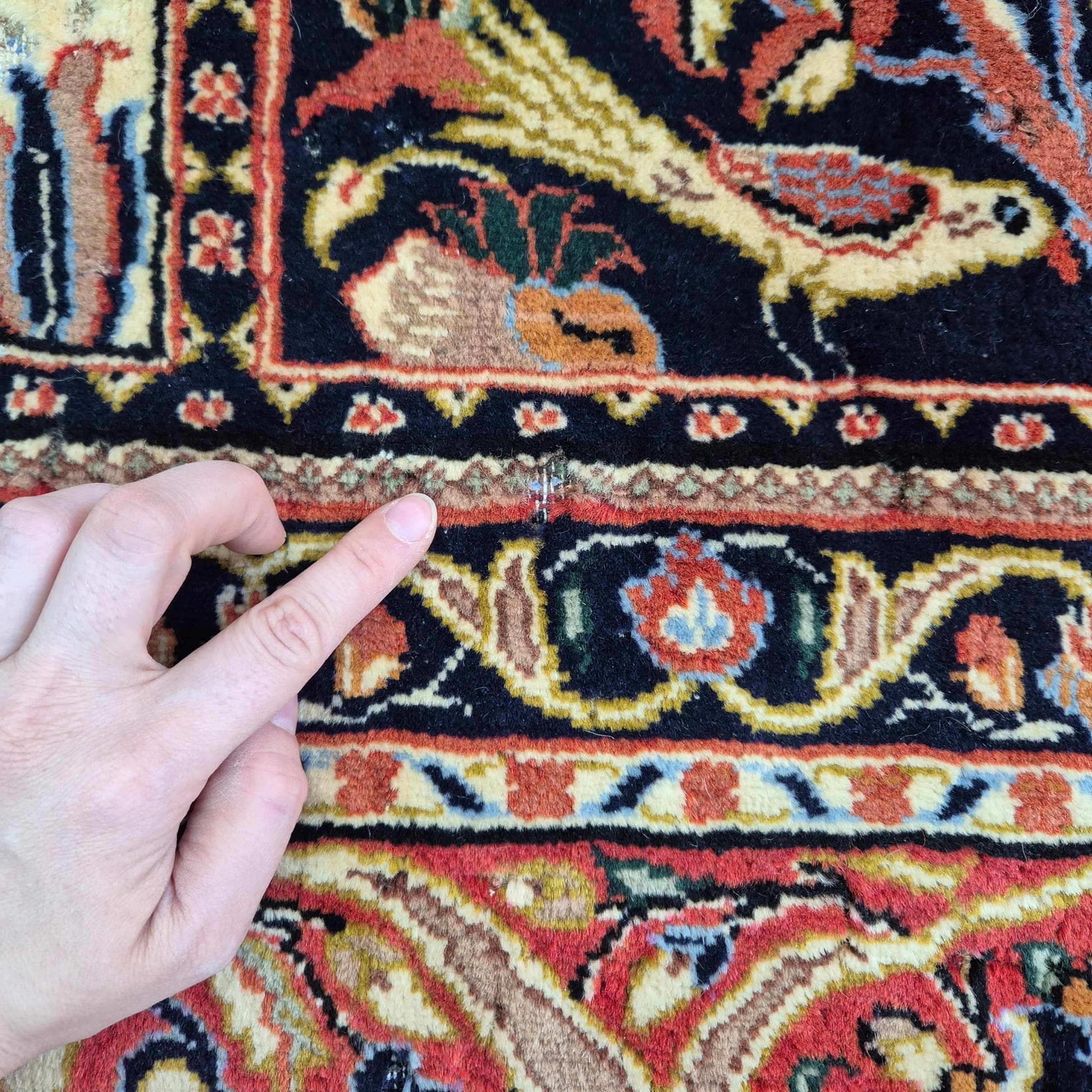 Rug Yaszd 297x212 cm, multicolor, wool, Iraq, 1960s. - 316572