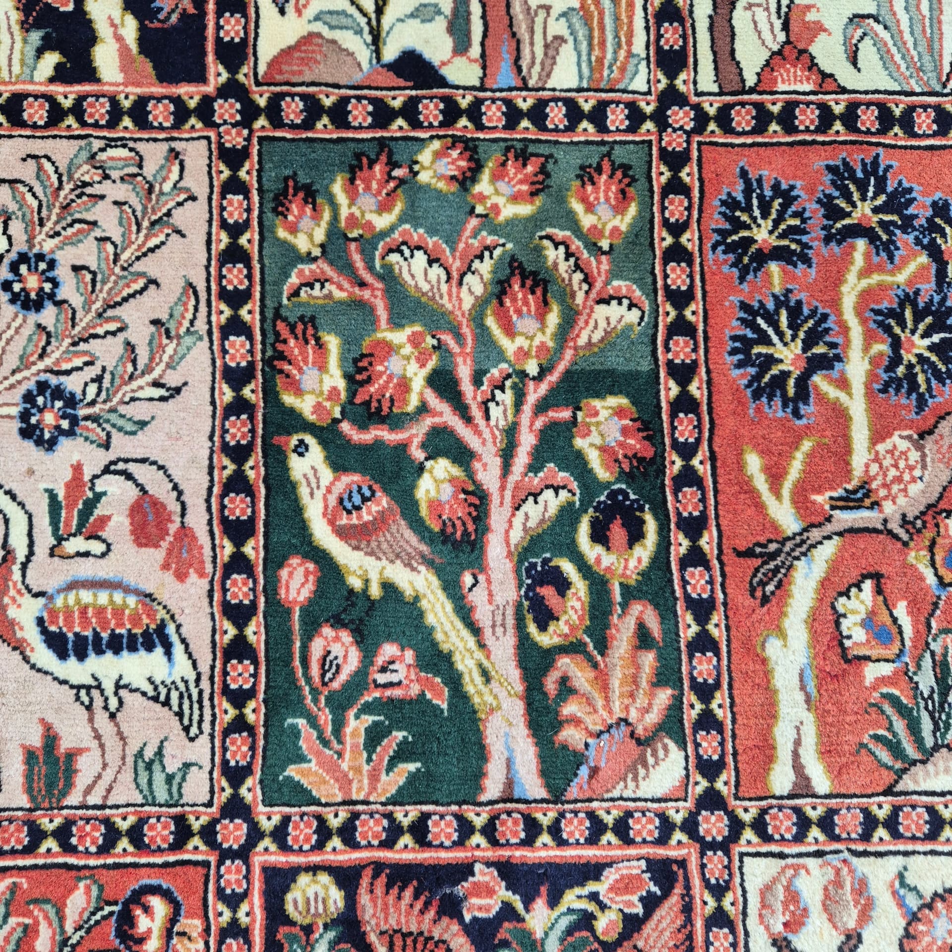 Rug Yaszd 297x212 cm, multicolor, wool, Iraq, 1960s. - 316576