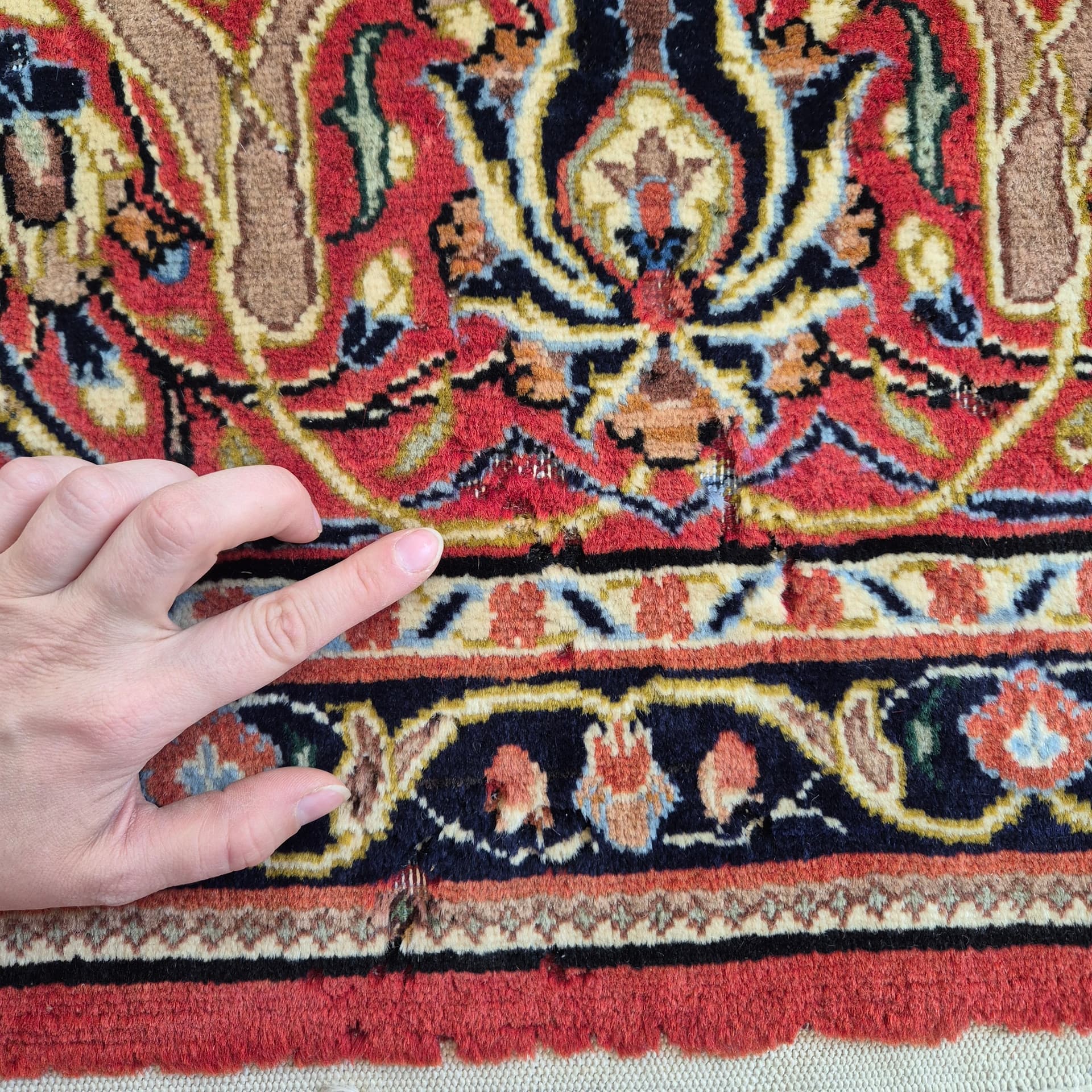 Rug Yaszd 297x212 cm, multicolor, wool, Iraq, 1960s. - 316574