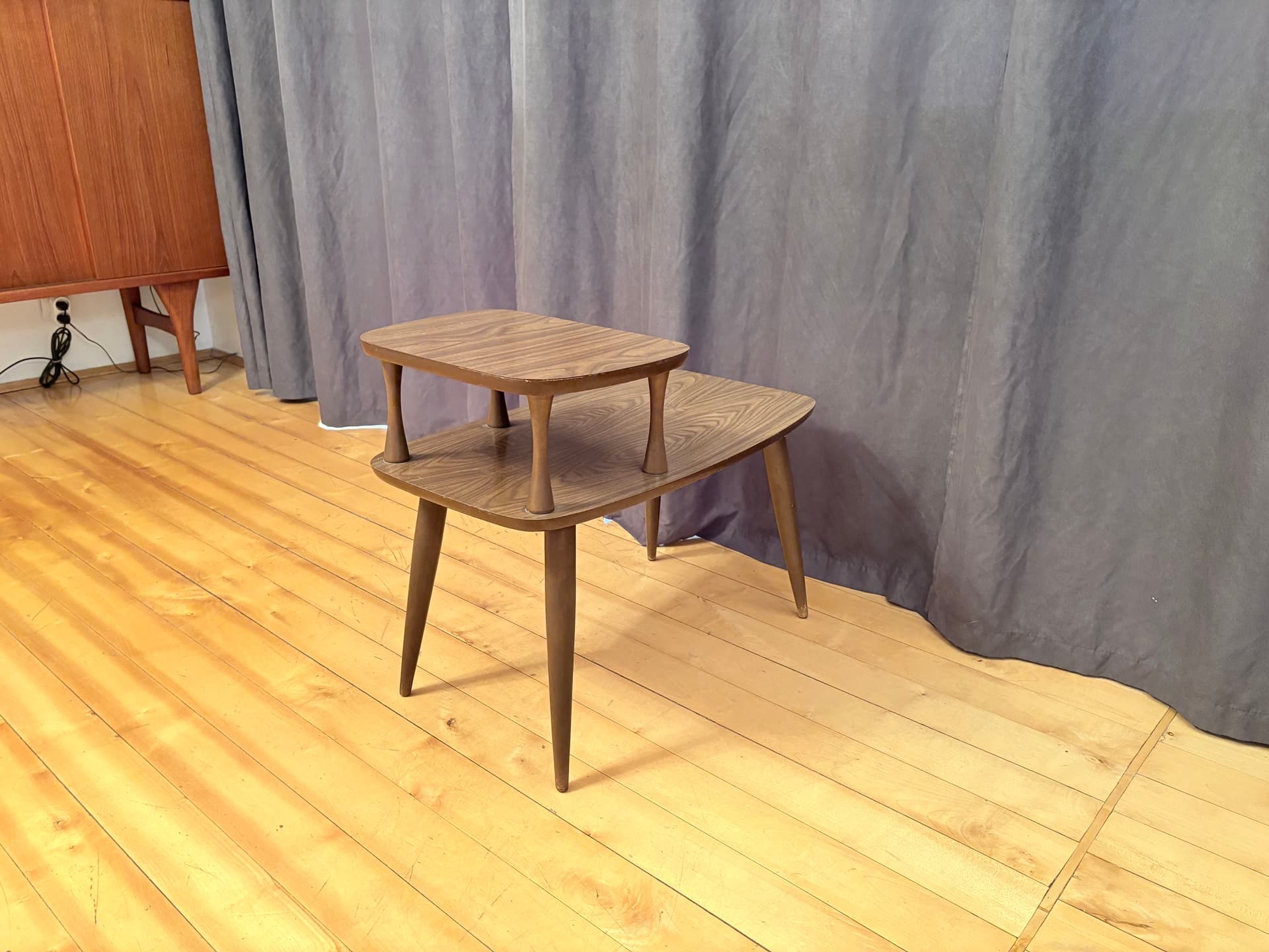 Plant stand, brown wood, Germany, 1960s - 316660