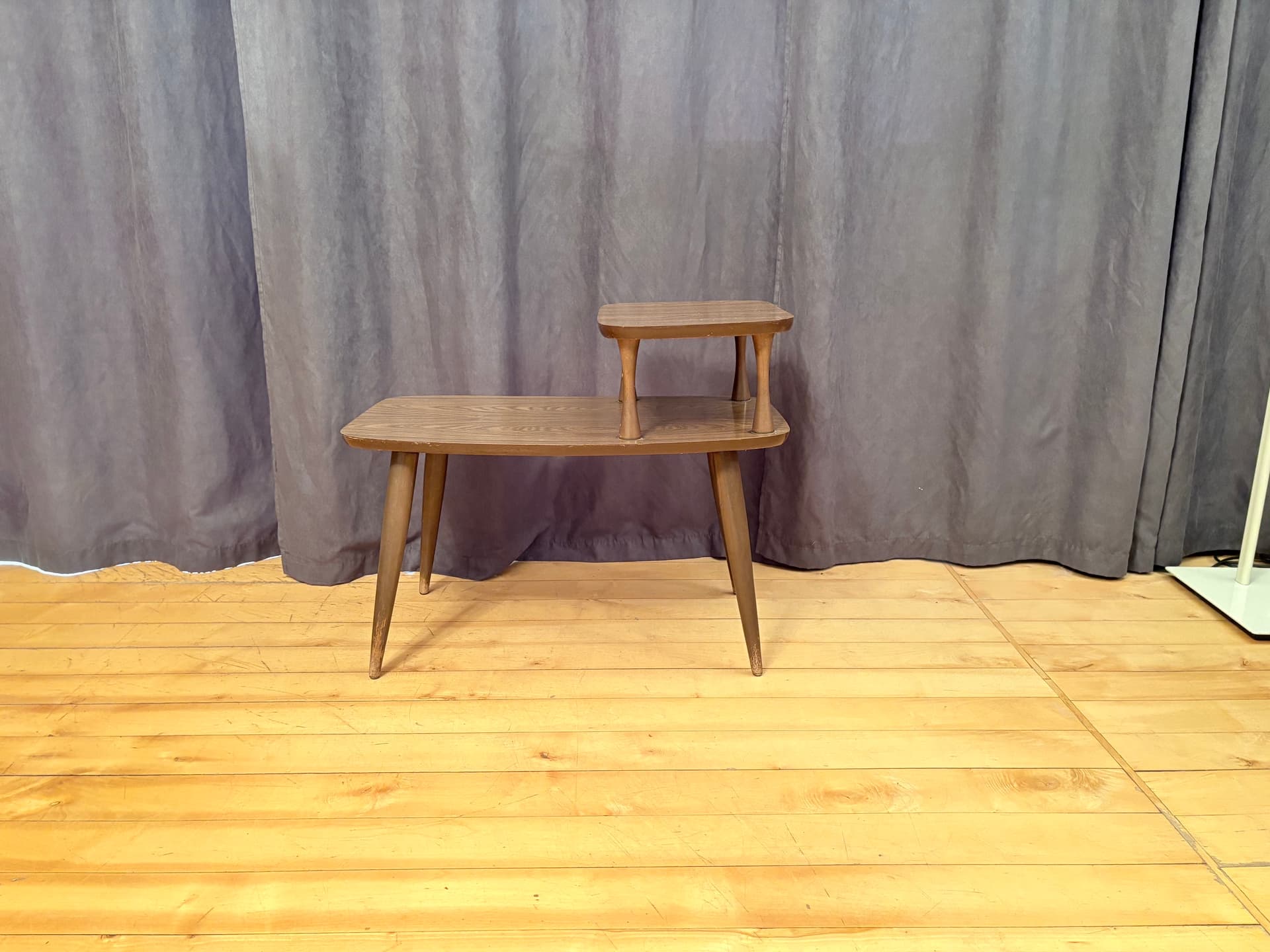 Plant stand, brown wood, Germany, 1960s - 316655