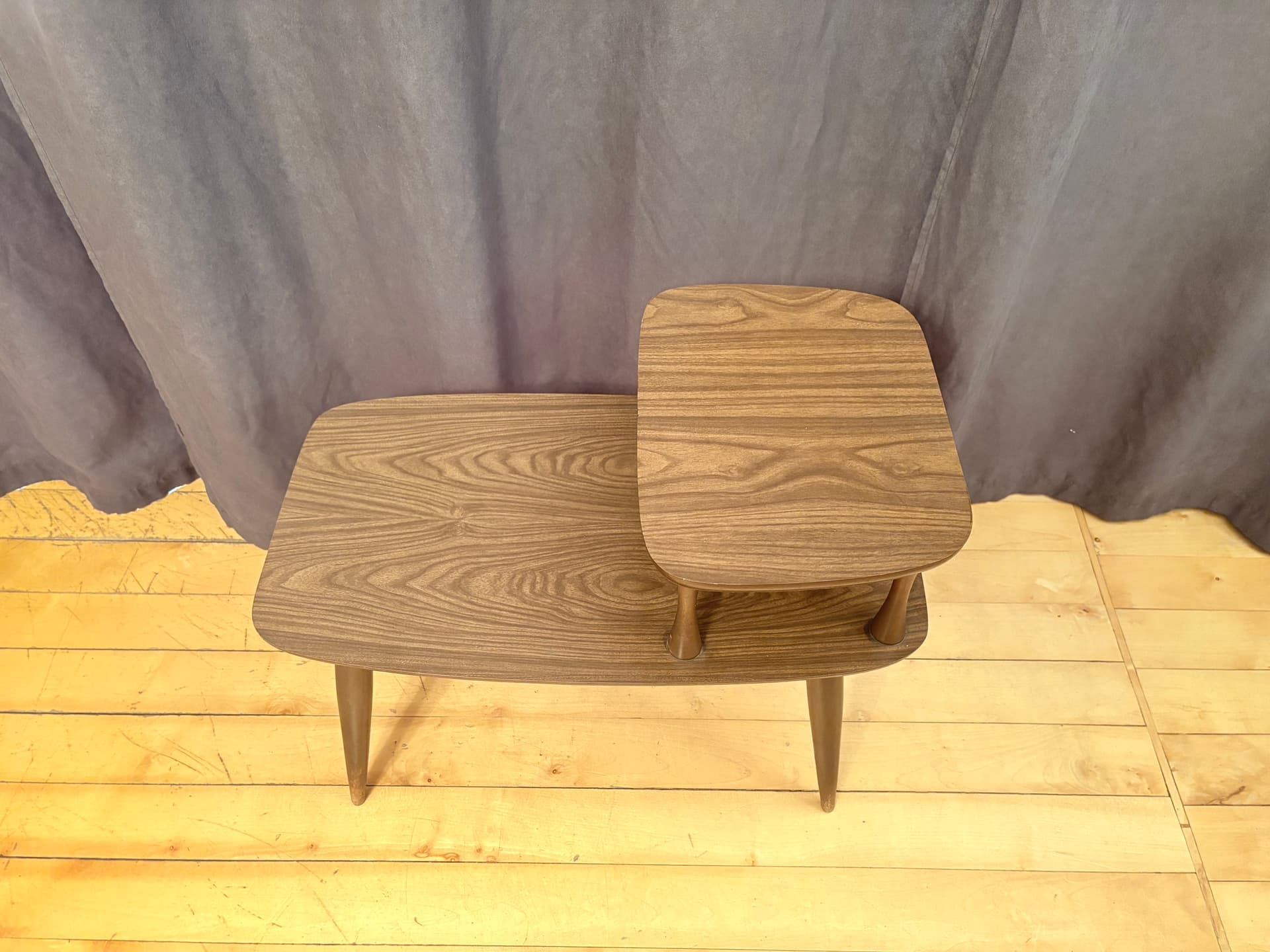Plant stand, brown wood, Germany, 1960s - 316659