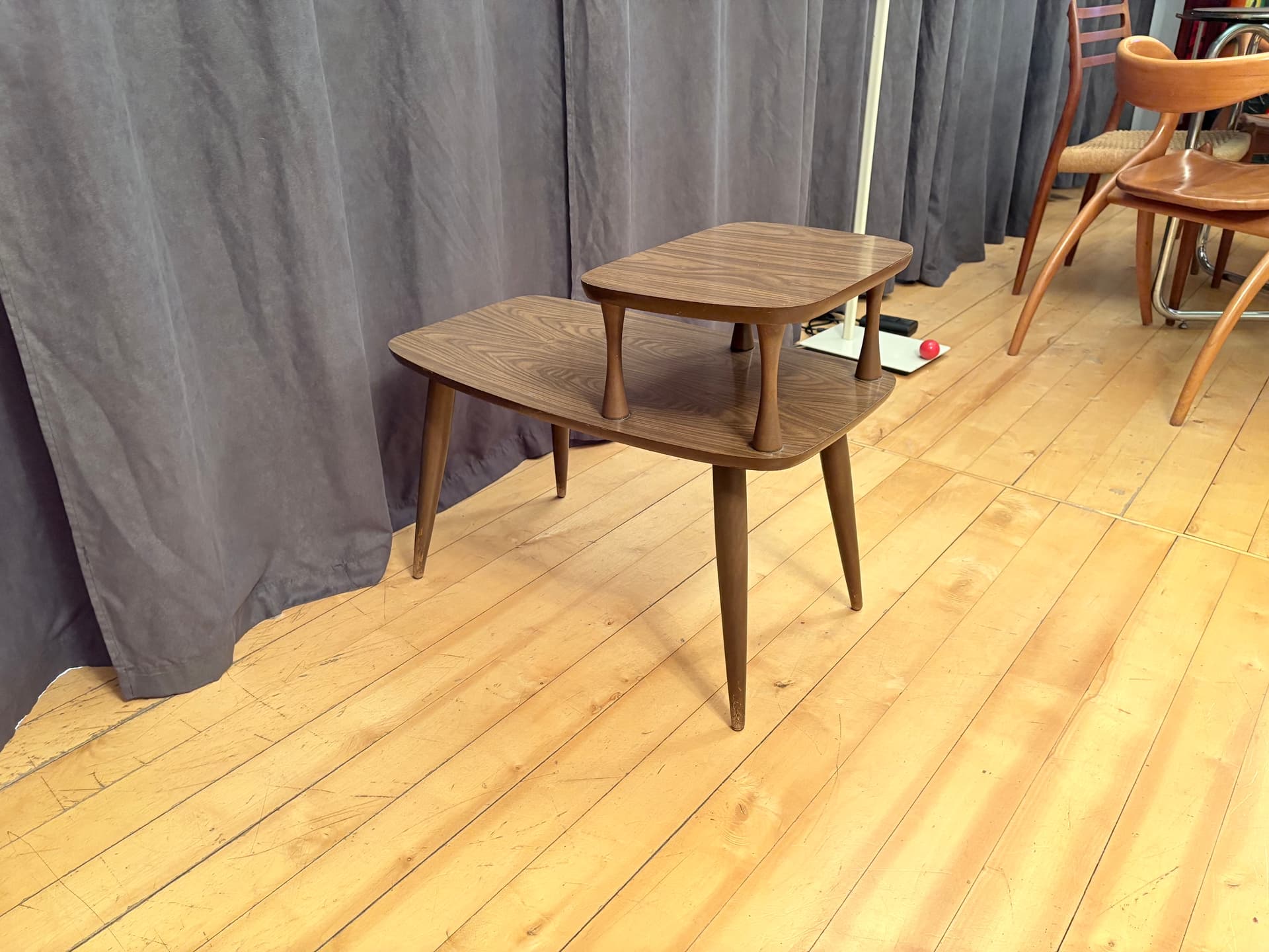Plant stand, brown wood, Germany, 1960s - 316663