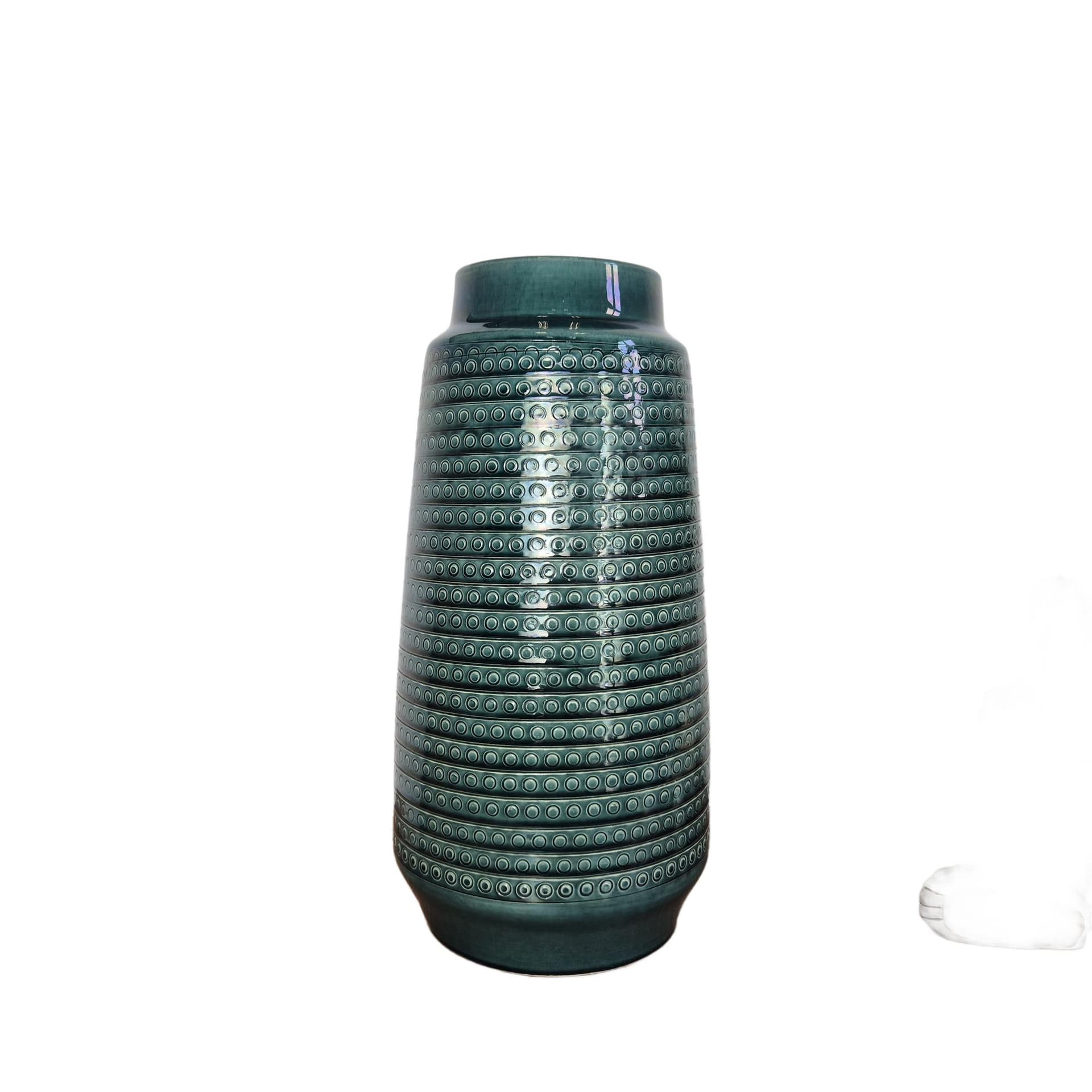 Vase, green, ceramics, Germany, 1960s. - 316686