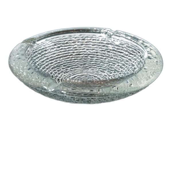 Dish Soreno, transparent grey glass, Anchor Hocking Glass, USA, 1970s. - DIMENSION