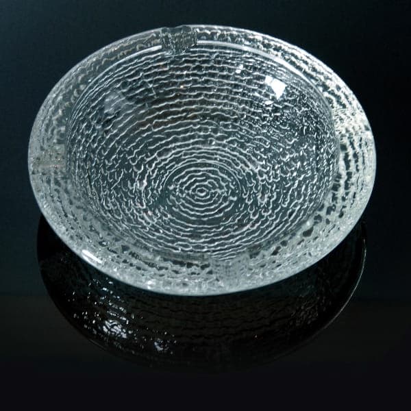 Dish Soreno, transparent grey glass, Anchor Hocking Glass, USA, 1970s. - 317461