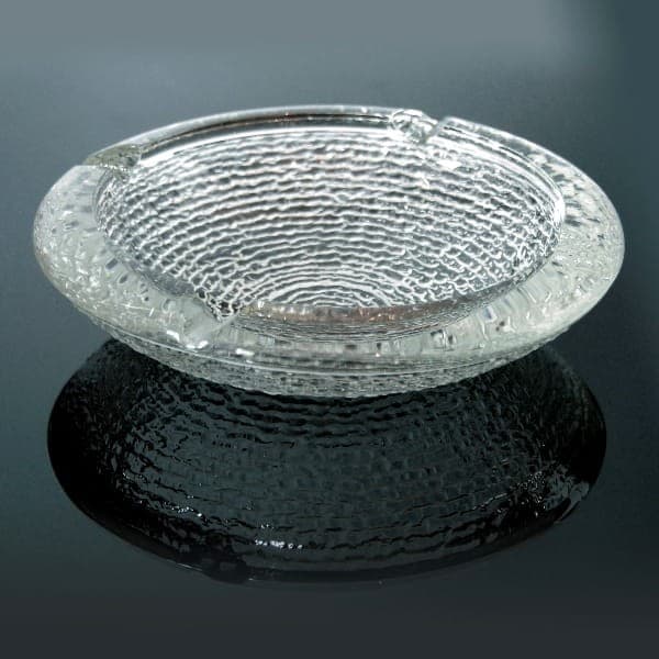 Dish Soreno, transparent grey glass, Anchor Hocking Glass, USA, 1970s. - 317462