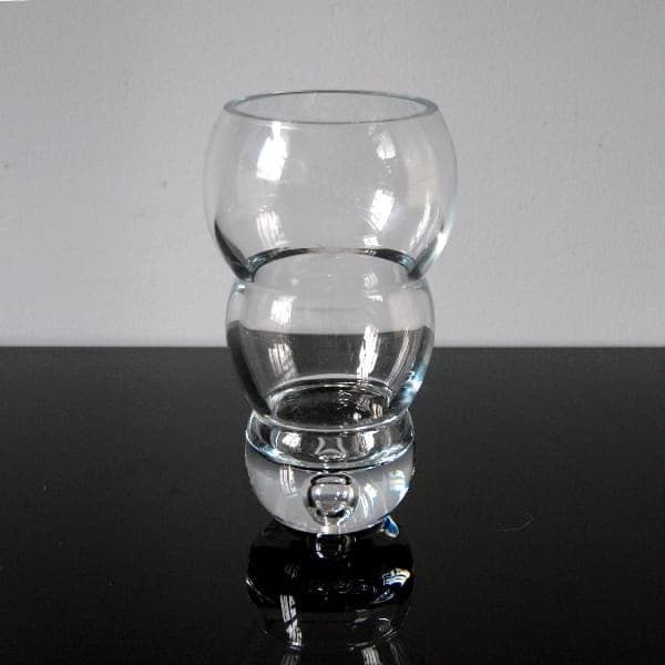 Vase, transparent glass, Formano, Germany, 1980s. - 317442