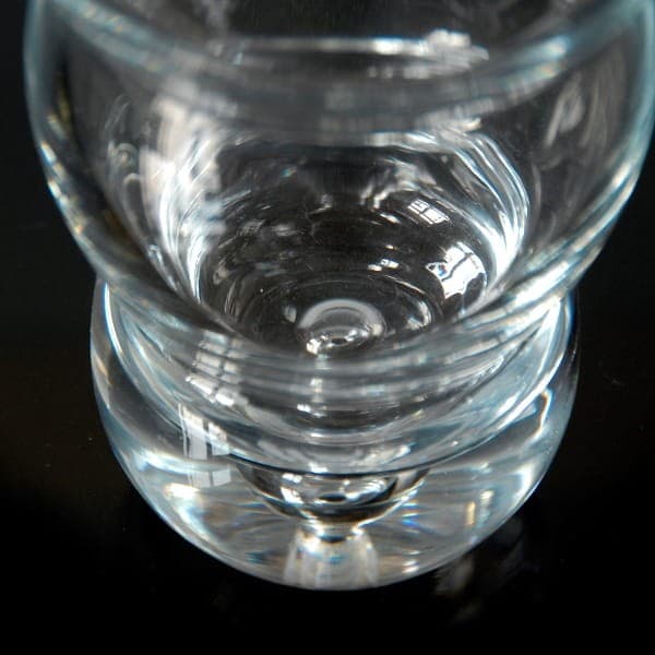 Vase, transparent glass, Formano, Germany, 1980s. - 317441