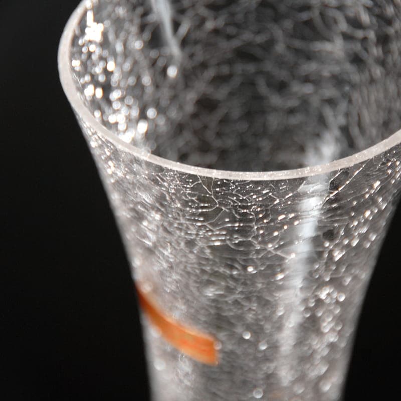 Vase, transparent crystal, Glashutte Rheinpflatz, Germany, 1970s. - 317430