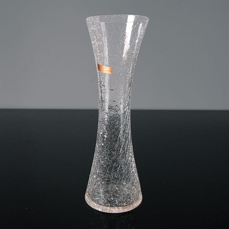 Vase, transparent crystal, Glashutte Rheinpflatz, Germany, 1970s. - 317431