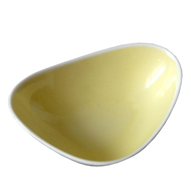 Paterka, porcelana żółta biała, Niemcy, lata 50.