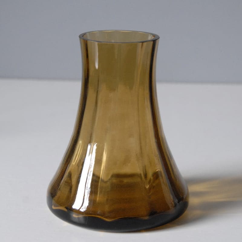 Vase, honey, crystal, 1970s - 317376