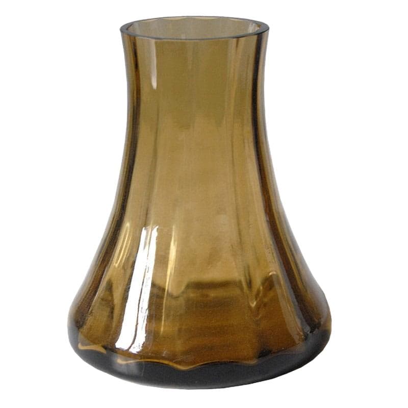 Vase, honey, crystal, 1970s