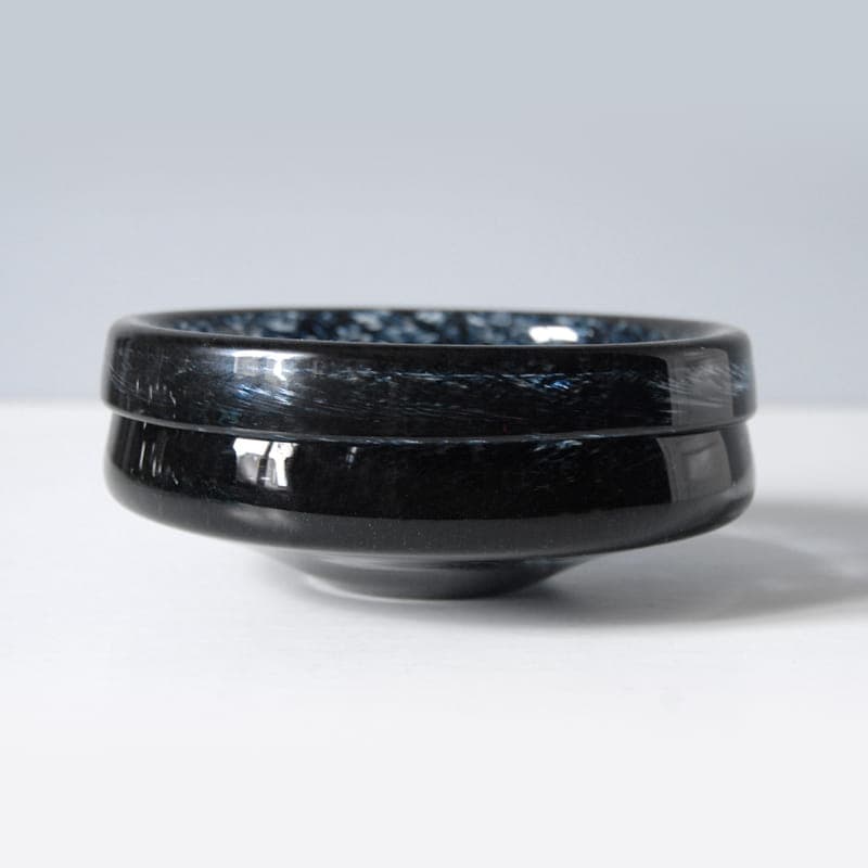 Bowl indigo glass, by B. Borgstrom, Aseda, Sweden, 1960s. - 317372