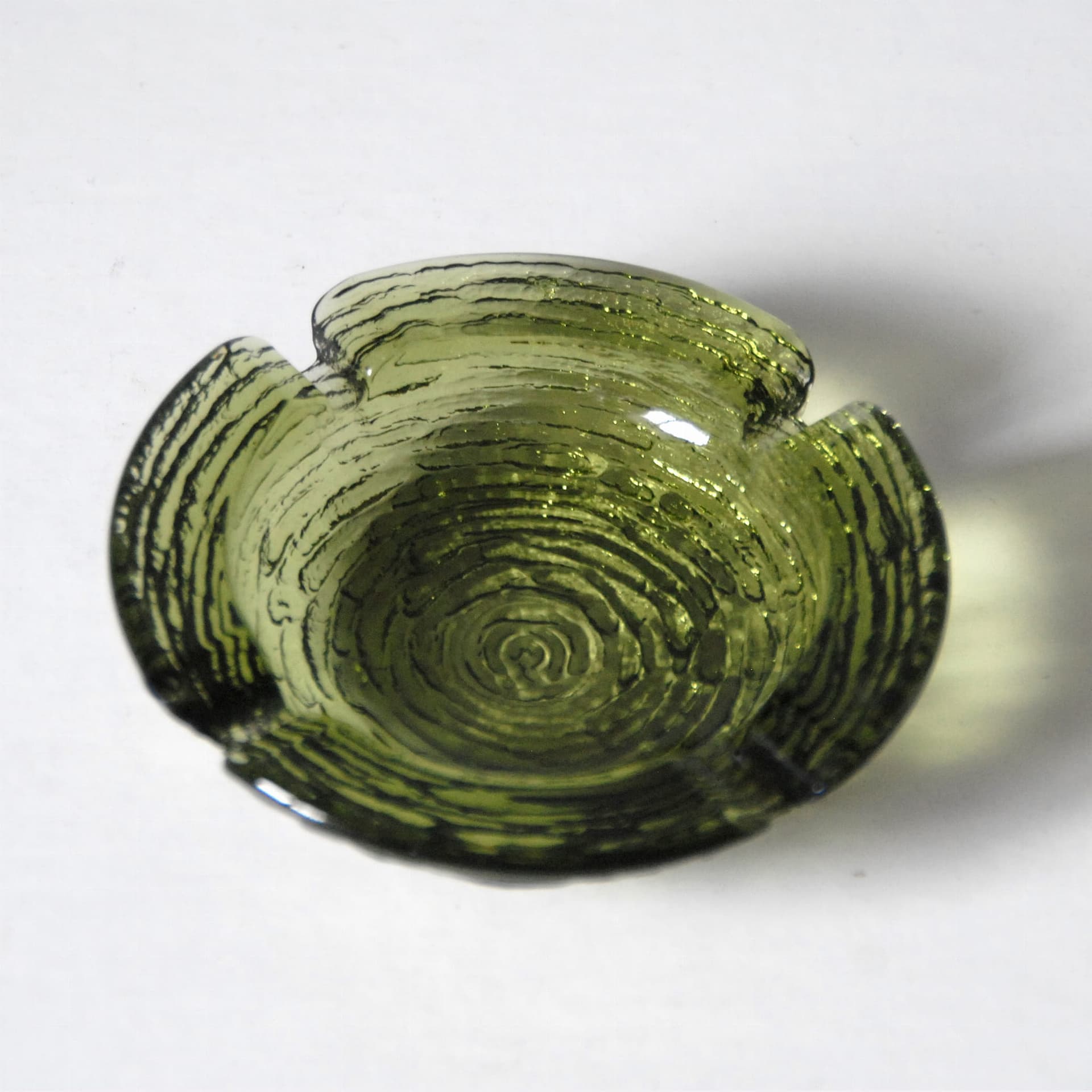 Ashtray Soreno, green glass, Anchor Hocking, USA, 1970s. - 317369