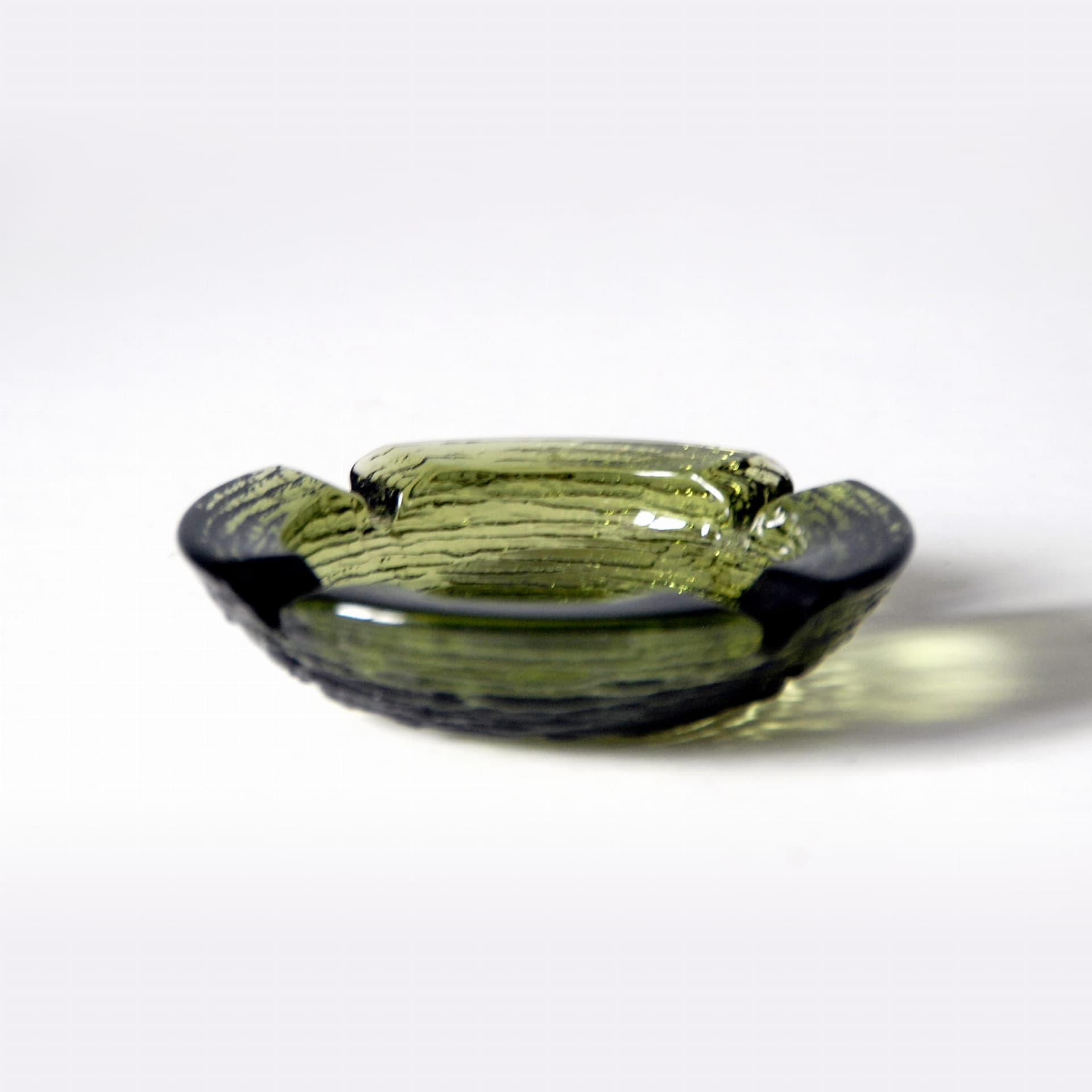 Ashtray Soreno, green glass, Anchor Hocking, USA, 1970s. - 317368