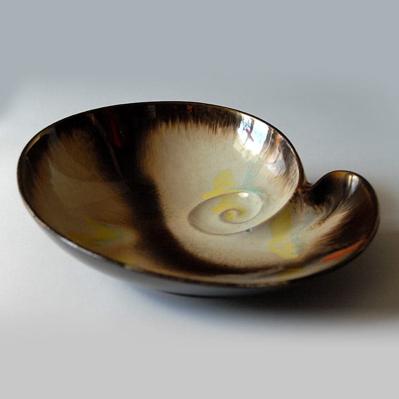 Ceramic centerpiece, multicolor, Carstens, Germany, 1970s. - 317331