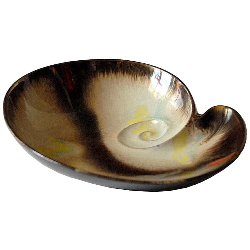 Ceramic centerpiece, multicolor, Carstens, Germany, 1970s.