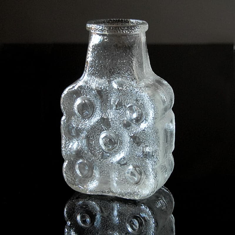 Vase On the Rocks, transparent glass, Walther Glass, Germany, 1970s. - 317233