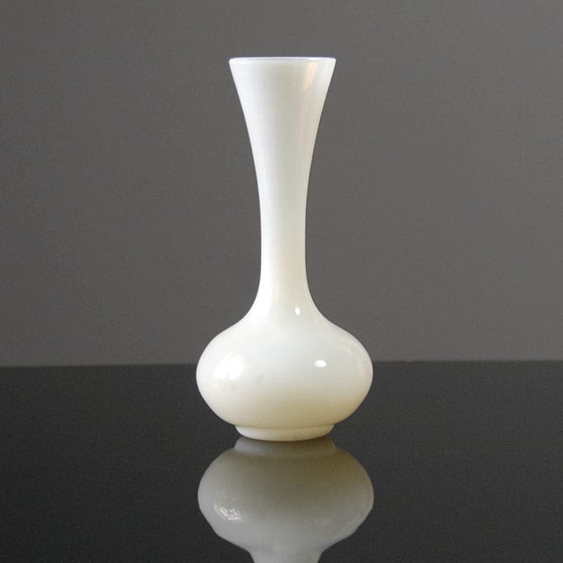 Wazon Opalina Fiorentina, biały, szkło, Włochy, lata 60. - 317115