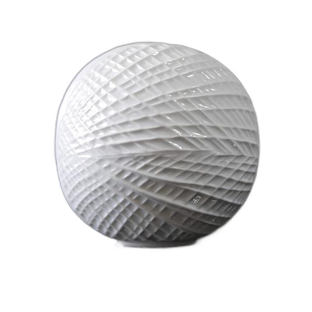 Wazon Op Art, porcelana biała, Niemcy, lata 70. - WYMIARY