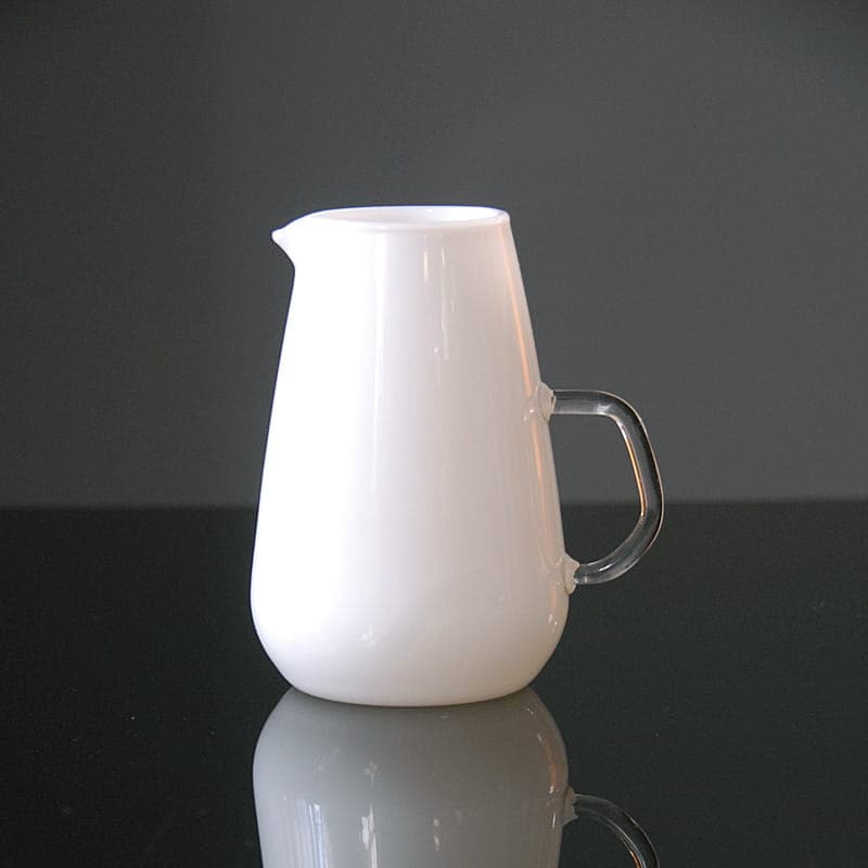 Dzbanuszek, szkło białe transparentne, Schott Jena Glas, Niemcy, lata 70. - 317105
