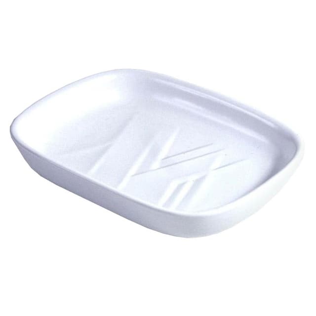 Paterka ceramiczna biała, proj. E. Johansen, Dania, lata 60. - WYMIARY