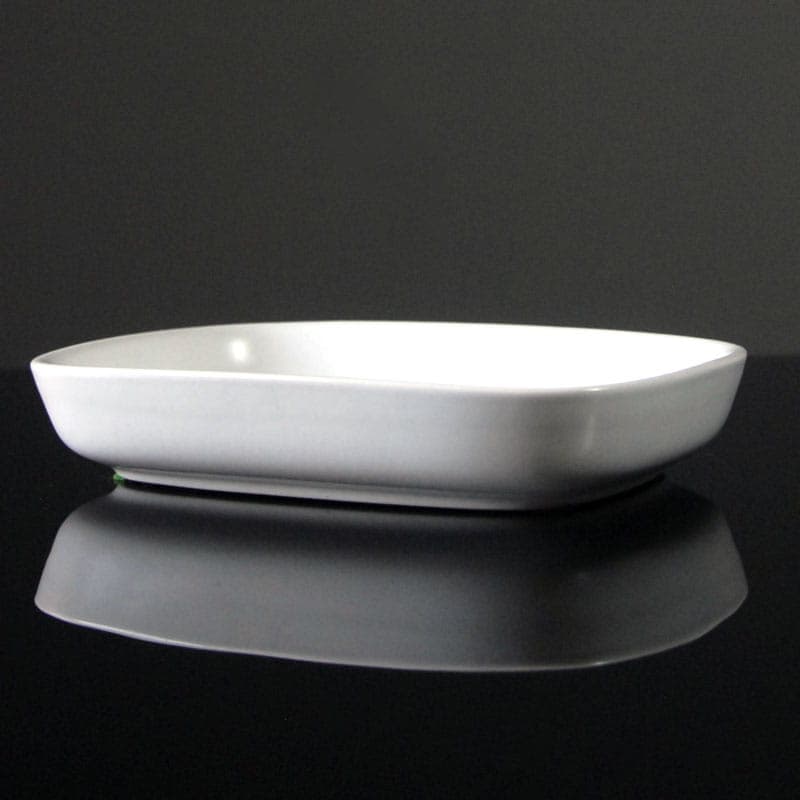 Paterka ceramiczna biała, proj. E. Johansen, Dania, lata 60. - 317258