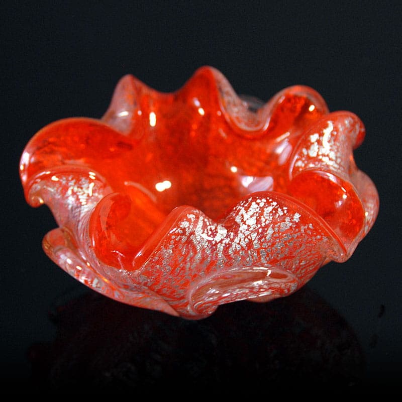 Patera Murano, pomarańczowy, szkło barwione, Barovier & Toso, Włochy, lata 50. - 318316