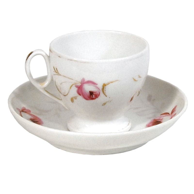 Filiżanka Biedermeier, porcelana biała, Francja, XIX wiek - 318218