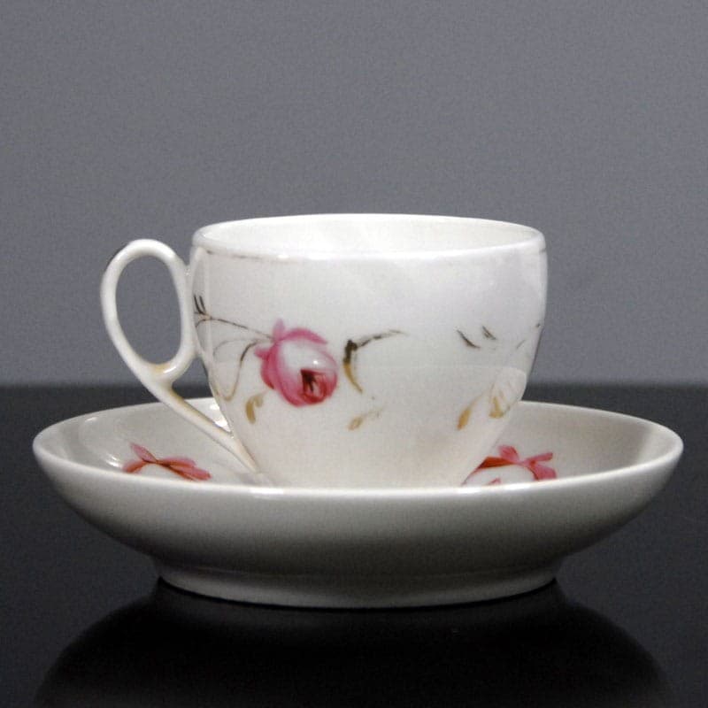 Filiżanka Biedermeier, porcelana biała, Francja, XIX wiek - 318216