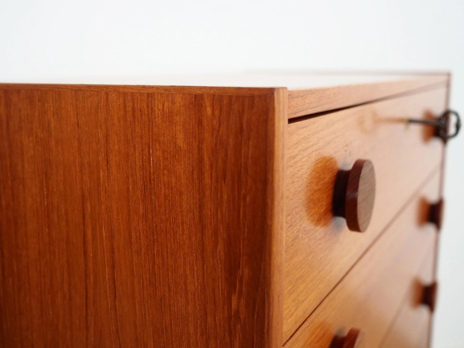 Komoda, mid-century modern, teak pomarańczowy, Dania, lata 60. - 23338