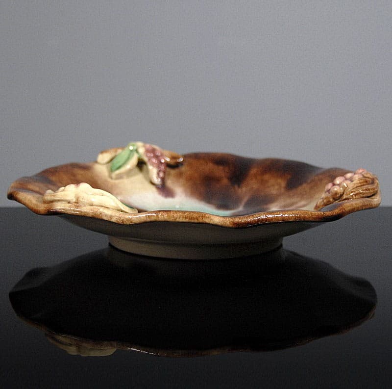 Patera ceramiczna brązowo-zielona, Niemcy, lata 30. - 318000