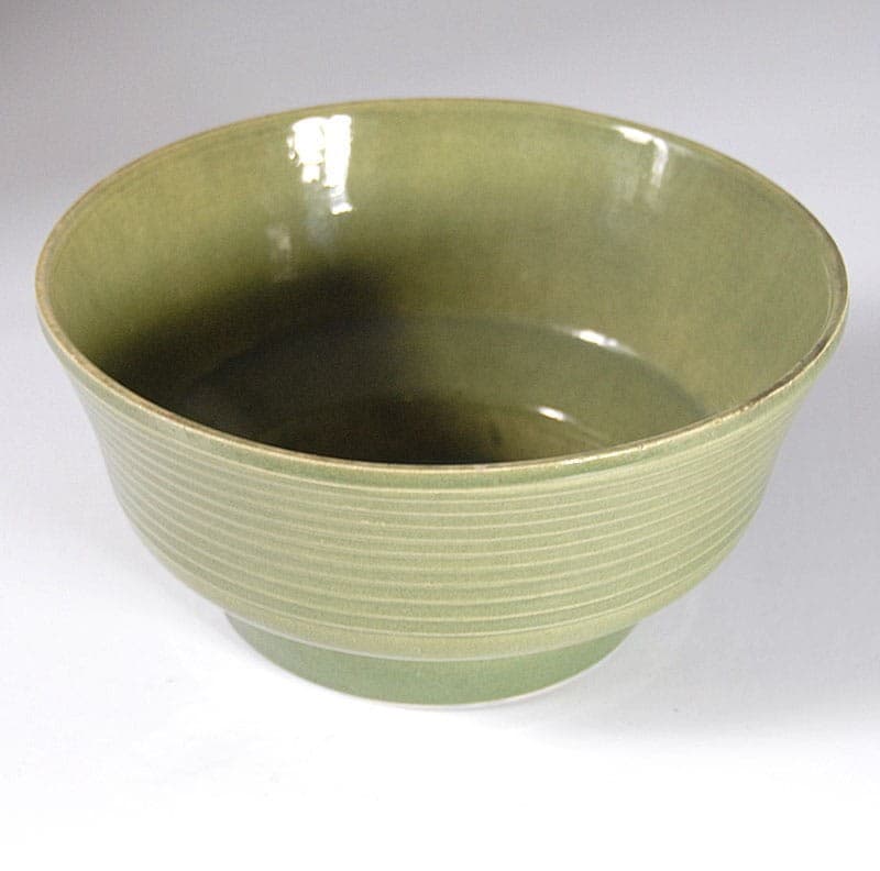 Misa ceramiczna, zielona, ceramika, lata 70. - 317854