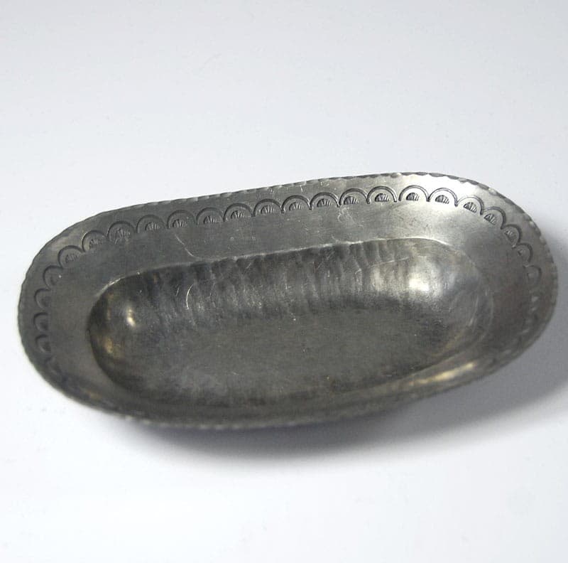 Paterka Winger Tin, szary, metal, Dania, lata 50. - 317831