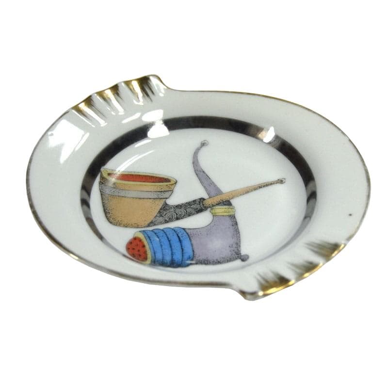 Popielniczka, porcelana biała, lata 80.