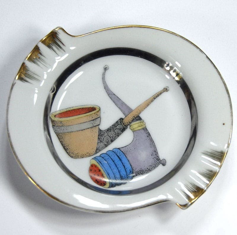Popielniczka, porcelana biała, lata 80. - 317698