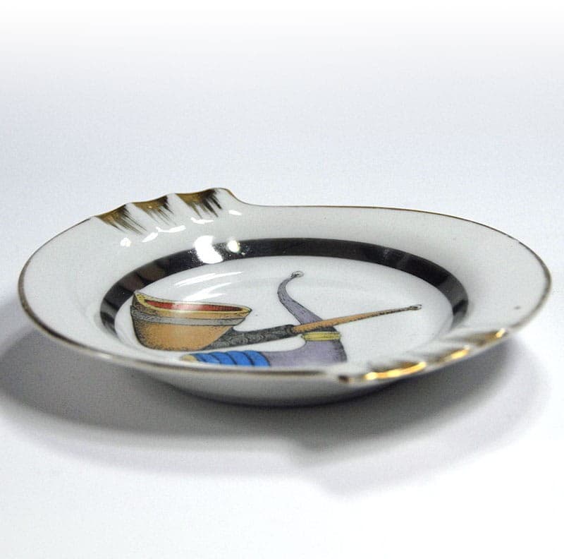 Popielniczka, porcelana biała, lata 80. - 317699