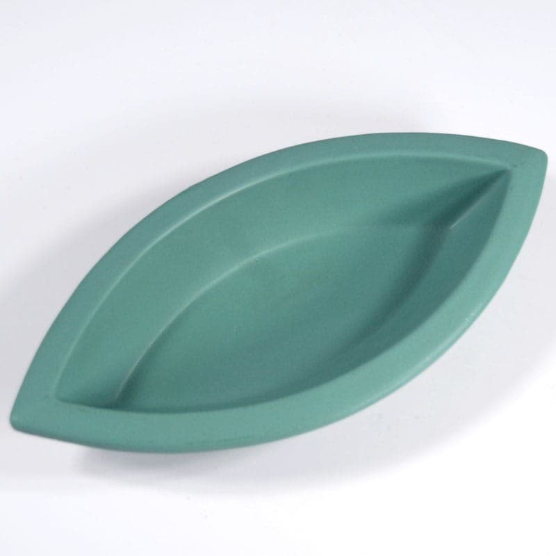 Patera seledynowa, ceramika, Niemcy, lata 80. - 317627
