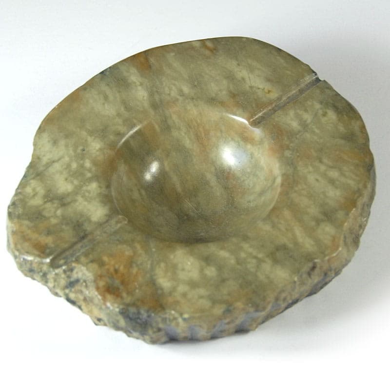 Popielnica, alabaster beżowy, Włochy, lata 60. - 317534