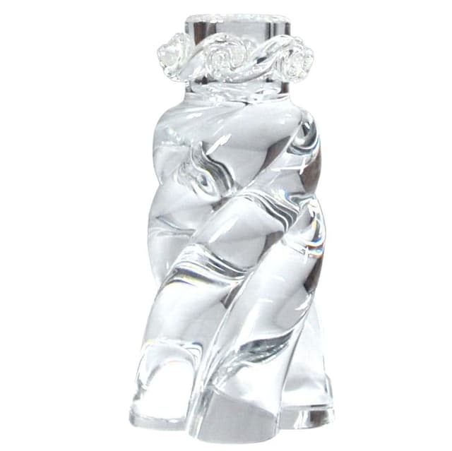 Świecznik stołowy Aladin, kryształ transparentny, Baccarat, Francja, lata 80. - WYMIARY