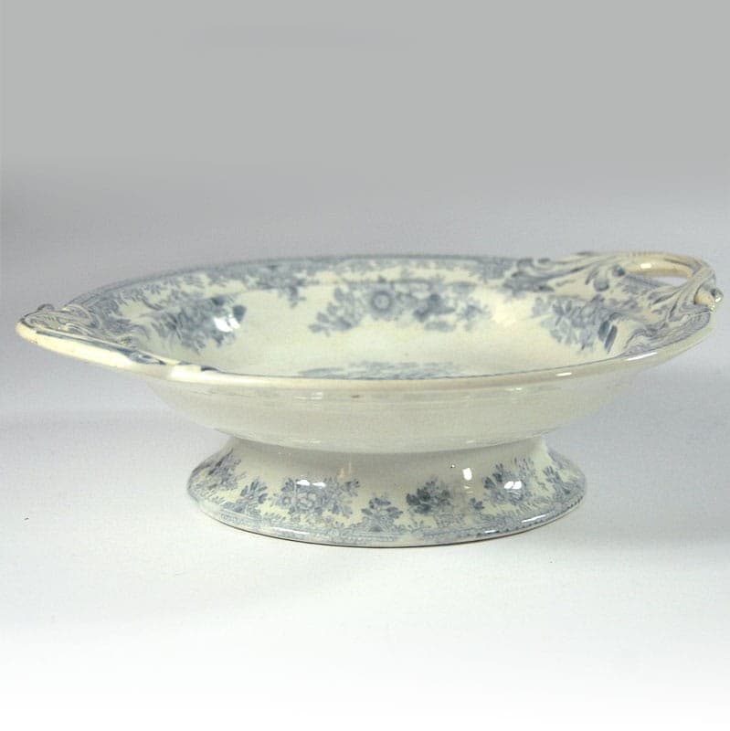 Patera Asiatic Pheasant, biały, fajans, Bovey Tracey Pottery Co., Wielka Brytania, przełom XIX/XX w. - 318950