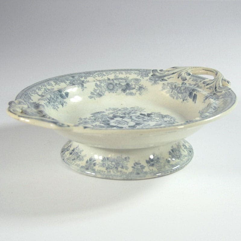 Patera Asiatic Pheasant, biały, fajans, Bovey Tracey Pottery Co., Wielka Brytania, przełom XIX/XX w. - 318949